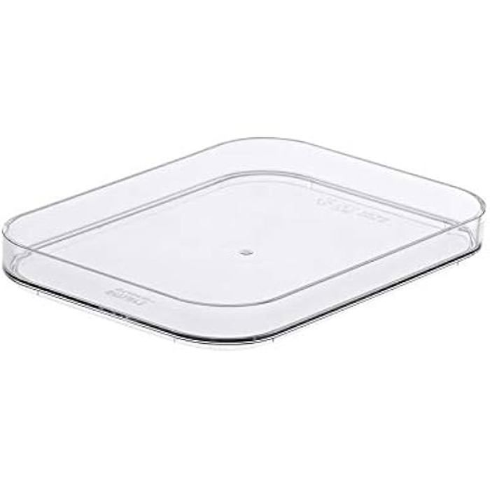 Storage Box Lid - SMARTSTORE - Compact S - Transparent - BPA-Free Plastic - Stackable