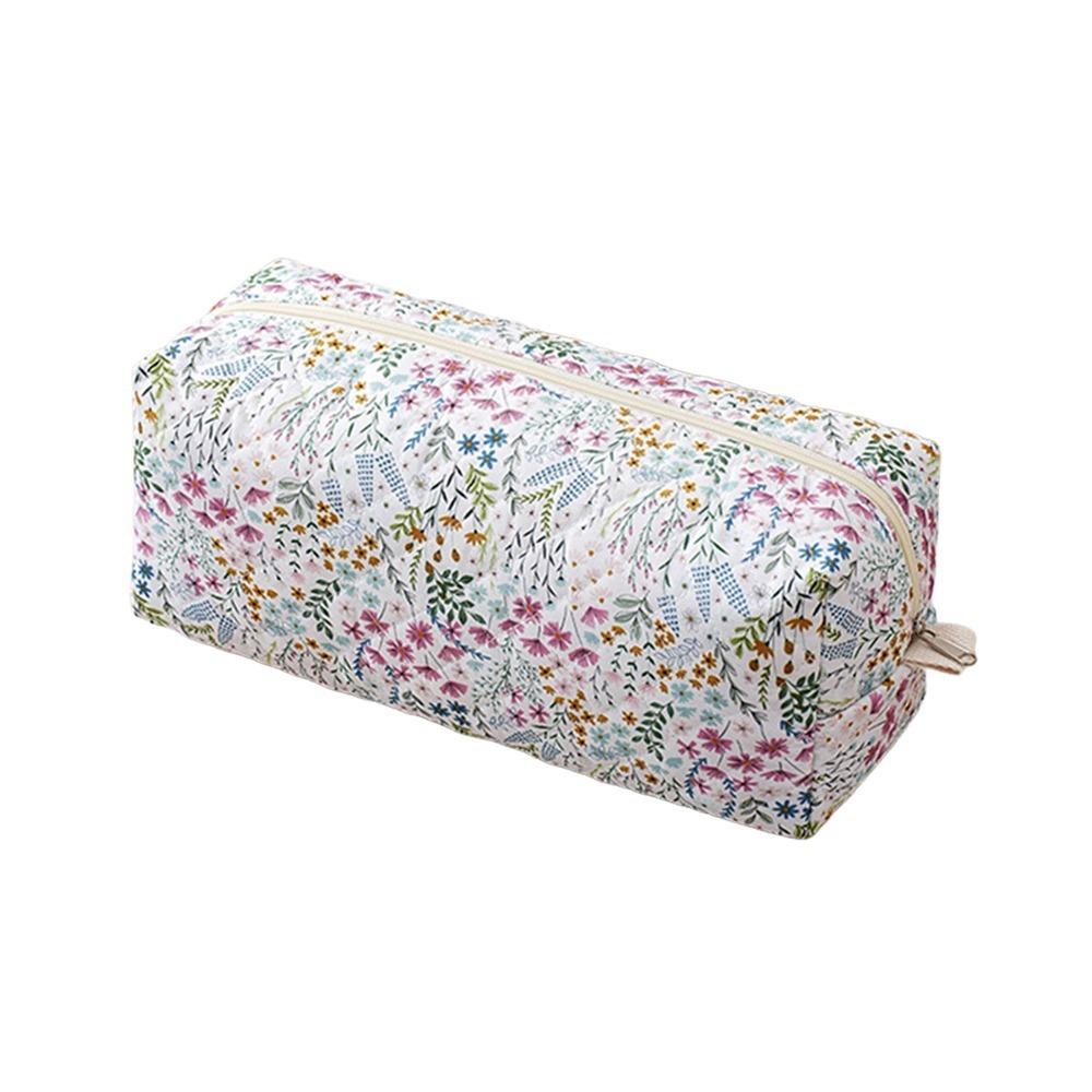 

Soft Hair Dryer Storage Bag Quilting Cotton Dustproof Curling Iron Carrying Case Portable Zipper Closure Curler Storage Bag