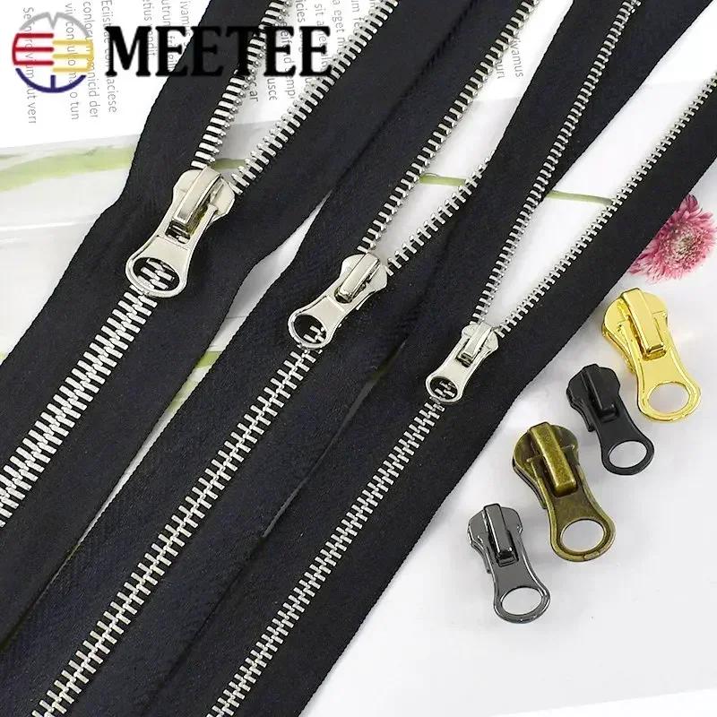 5/10/20Pcs 3# 5# 8# Zipper Slider for Metal Zippers Tapes Decorative Zips Head Pull Repair Kits DIY Garment Sewing Accessories