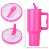 40Oz Tumbler Flip Straw Lid Replacement Spill Proof Cover Resistant Tumbler Flip Straw Cover Cap Water Bottle Cup Accessories