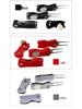 Spring-Loaded Foldable Golf Green Repair Fork with Detachable Marker - Zinc Alloy Construction