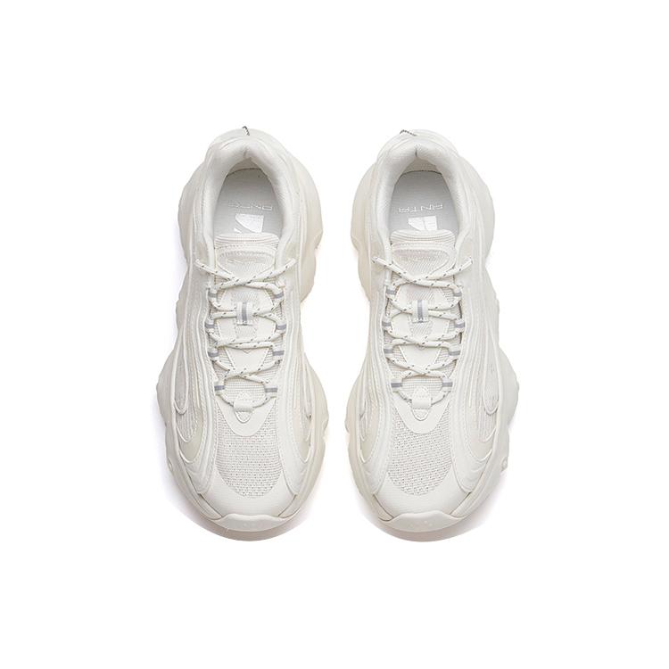 New ANTA Life Collection Chunky Sneakers Women's Low top Ivory White/Silver 922228896-1