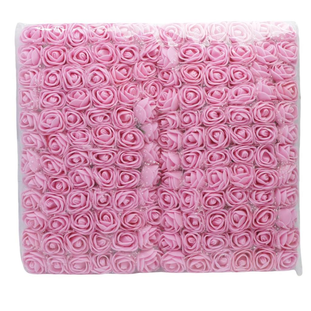 Yarn Lace Rose Flower Garland with Foam and Dried Flowers for Wedding Candy Box or Gift Box