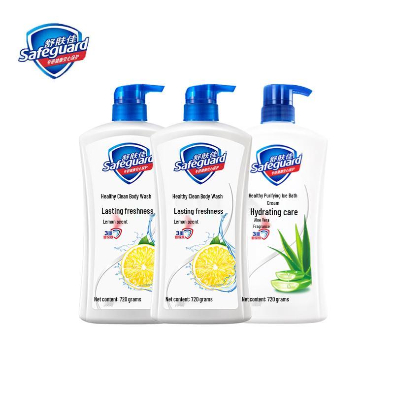 Набор освежающего и защитного геля для душа Safeguard