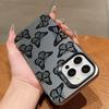 The New Black Butterfly Is Suitable for Iphone17 Mobile Phone Case Apple 15promax/14 Anti-drop 13pro12/12E Women