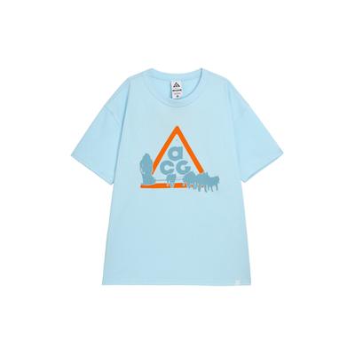 ACG Dri-FIT Quick-Dry Loose Fit Crew Neck T-Shirt Men Tops Glacier-Blue FZ5278-474