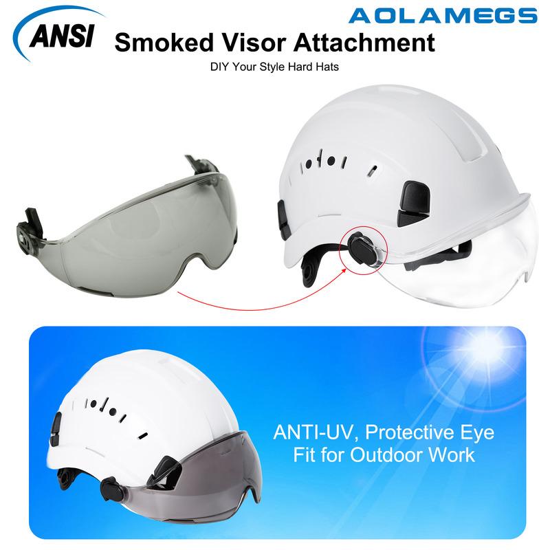 Externer Visor Brillen Zubehör für Aolamegs SF06 CR08 Modell Schutzhelm Austauschbar Mit ANSI und CE Zertifizierung