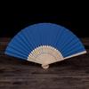 Handheld Fan Blank Folding Fan DIY Wedding Decoration Bamboo Hand Held Fan Craft