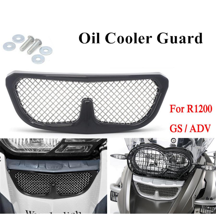 1PC Motorcycle Oil Grille Radiator Guard Cover For BMW R 1200 GS Adventure Black