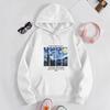 Magischer Grafik Samt Hoodie - Europäischer & Amerikanischer Stil, Lässige Mode, Langarm Pullover Sweatshirt