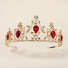 European & American Retro Luxury Alloy Bride Crown: Noble Hollow Headwear Photo Styling Accessory for Wedding Dresses