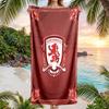 Toalla de Playa de Secado Rápido con Estampado del Middlesbrough FC Microfibra Absorbente Portátil de Viaje Toalla de Natación