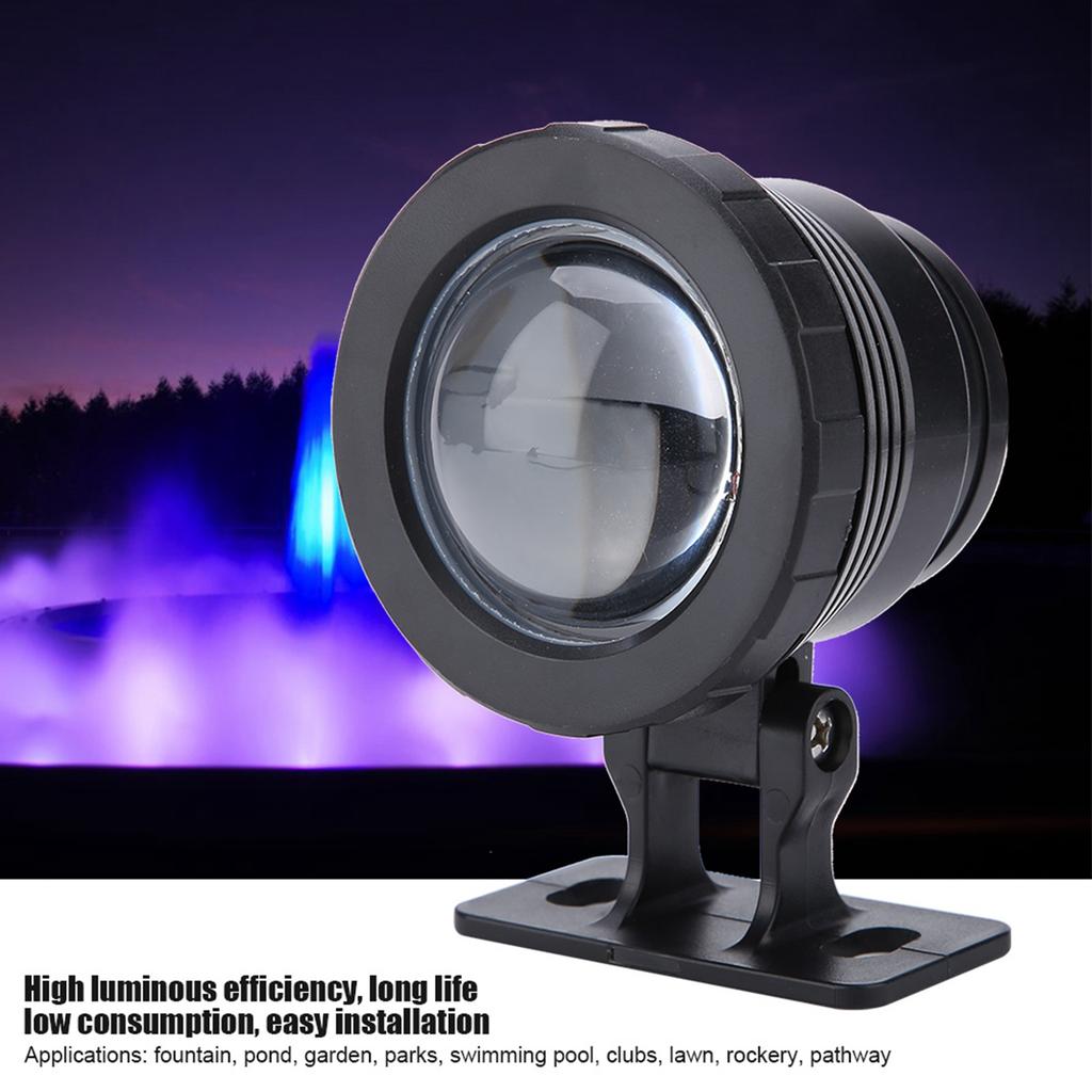 RGB LED Decorative Light Waterproof Multi Color Outdoor (5w Black 1*bead)