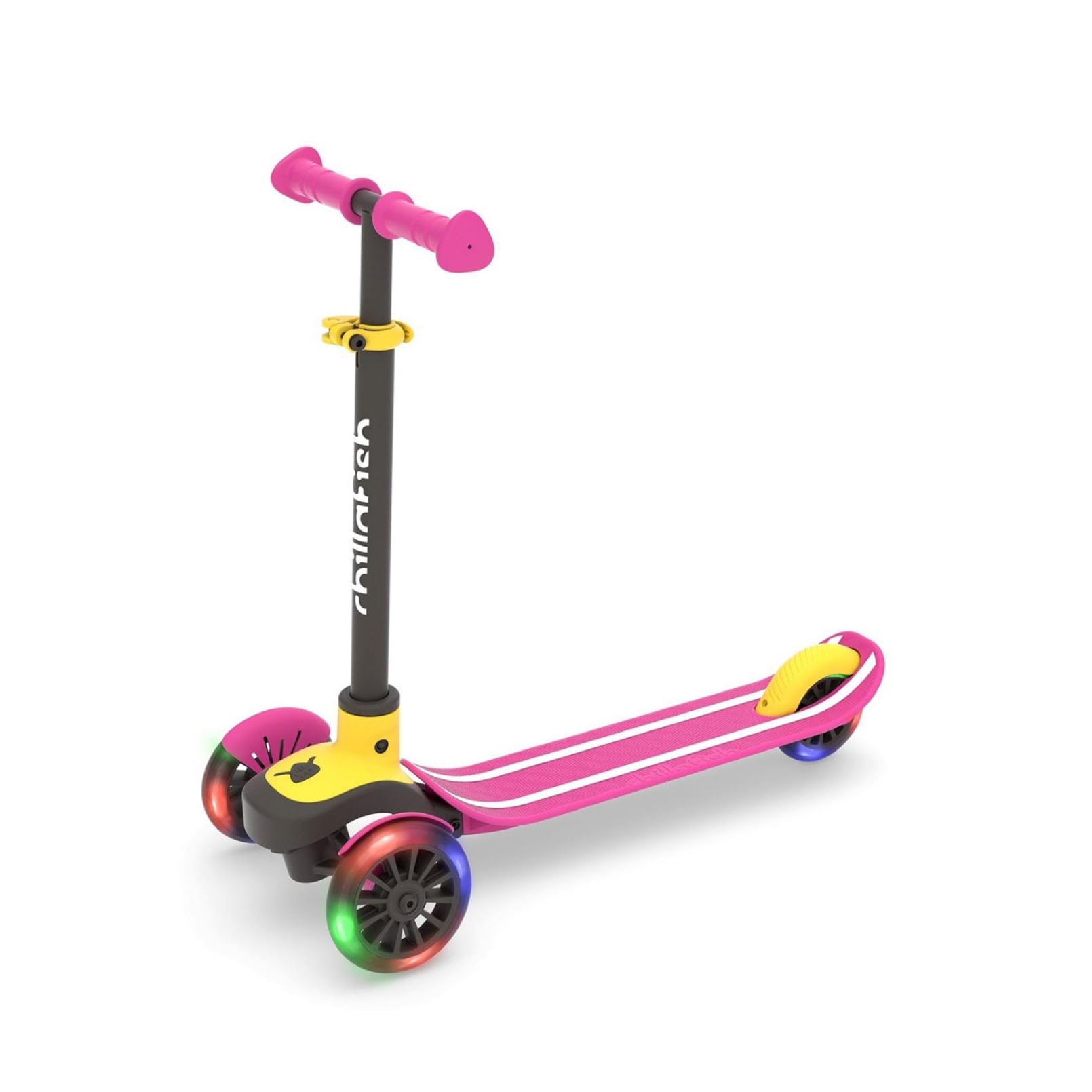 

Chillafish Scotty Glow Kick Scooter Розовый светящийся 3-х колесный самокат