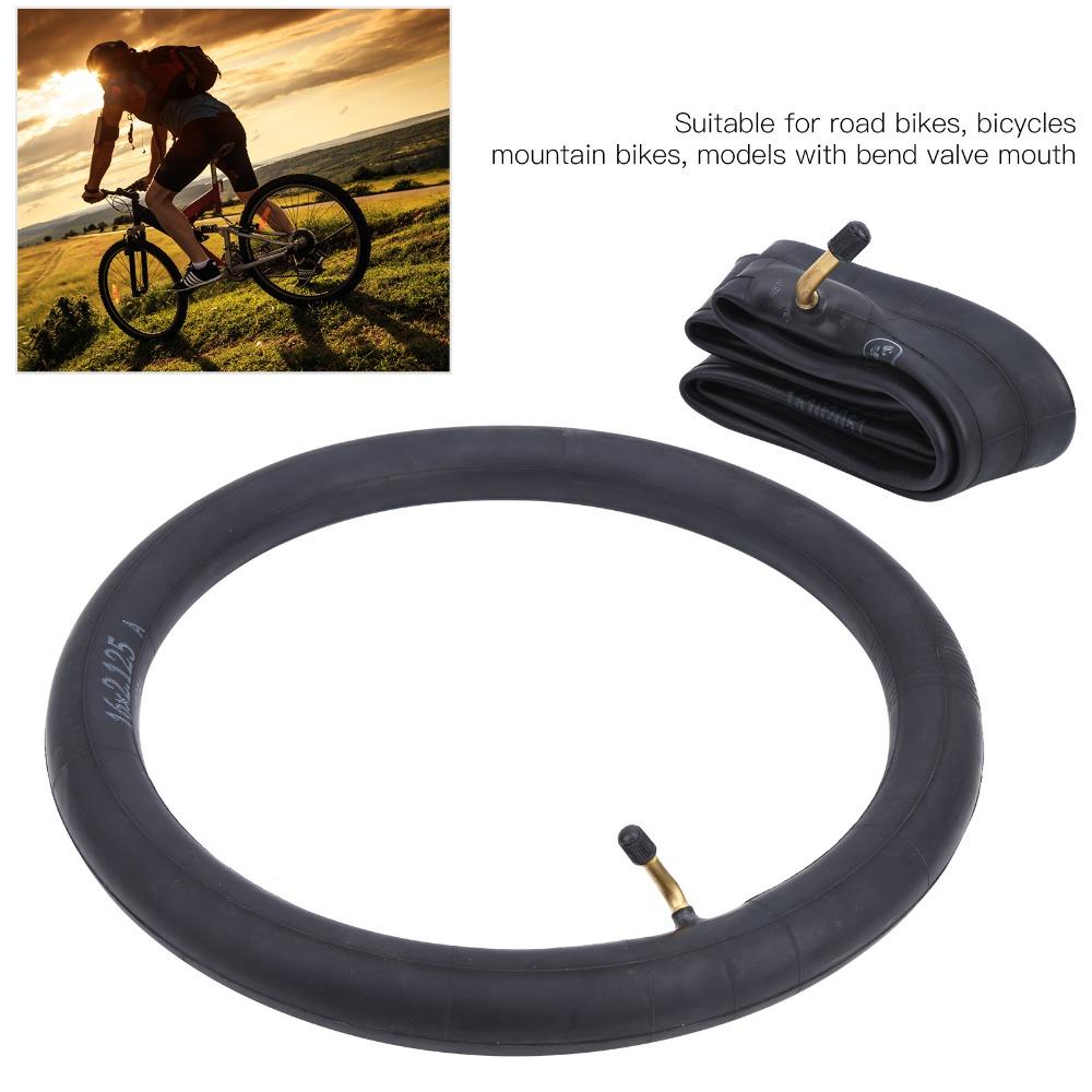 2PCS 16x2.125 Inner Tube Butyl Rubber Bicycle Inner Inner Tube Replacement  Tire Repair