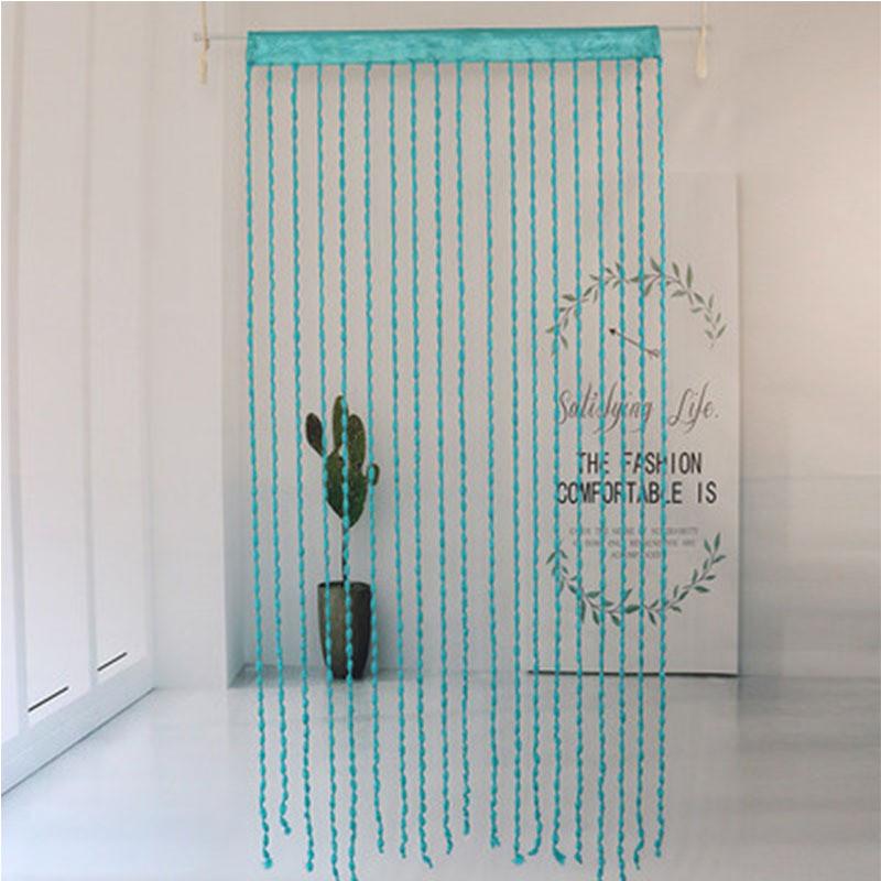 Nordic Style Lighttransmitting Tassel Curtain For Hotel Wedding Salon Decor
