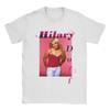 Unisex Hilary Duff Mature Photo T Shirt  Pure Cotton Tops Funny Short Sleeve Round Neck Tees Birthday Present T-Shirt