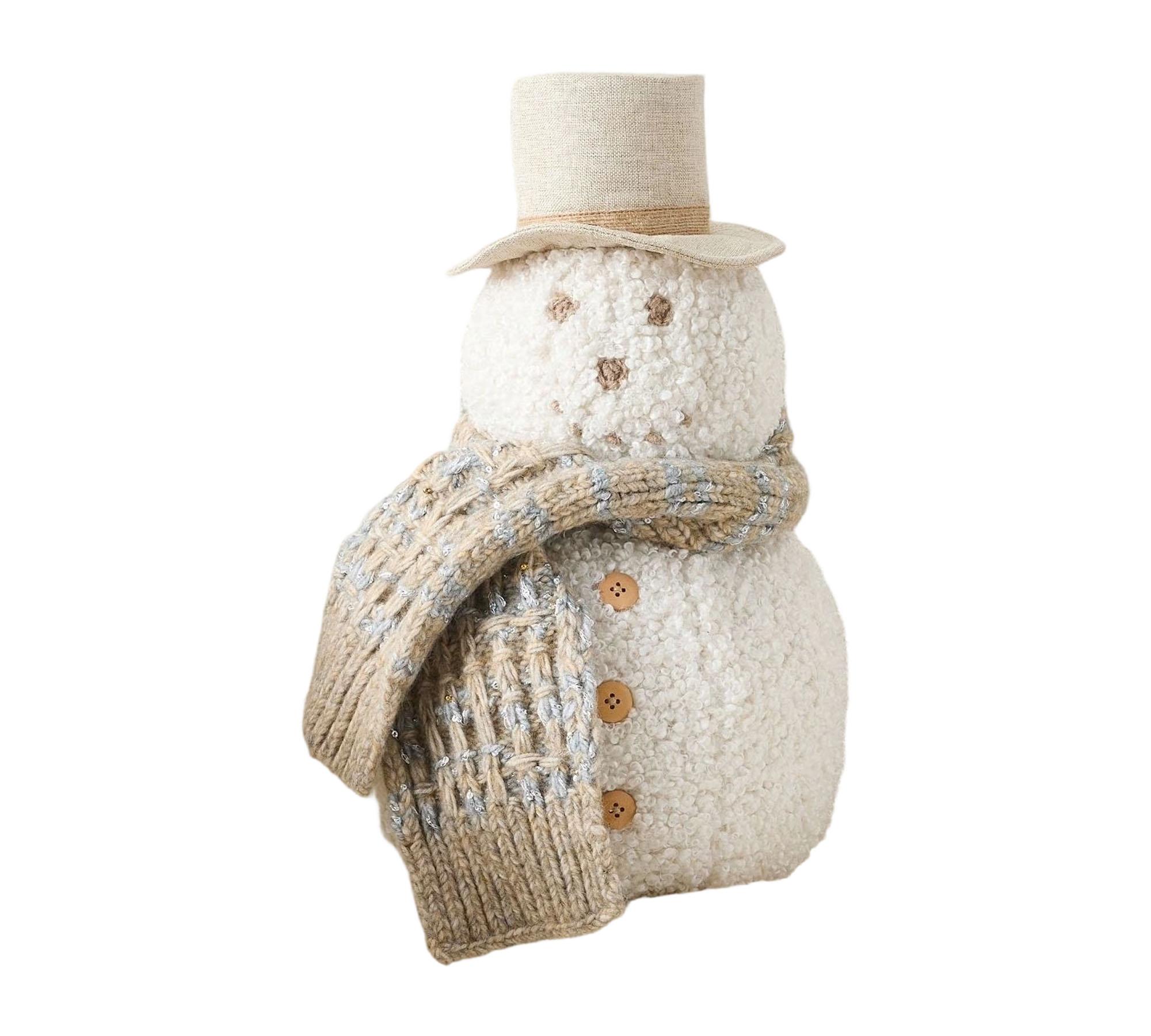 

Christmas Snowman Plush Toy, Christmas Doll, Winter Home Living Room Bed Sofa Christmas Pillow One Size