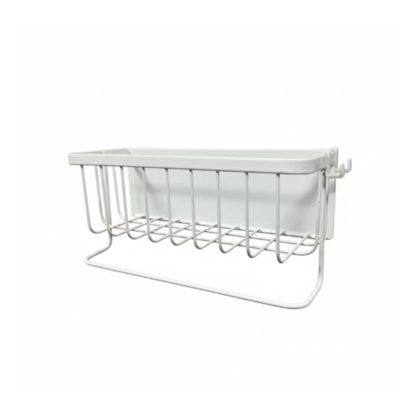 

Magnetic Spice Storage Rack Fridge Organizer Refrigerator Shelf for Kitchen Bathroom Narrow Space Cabinet белый