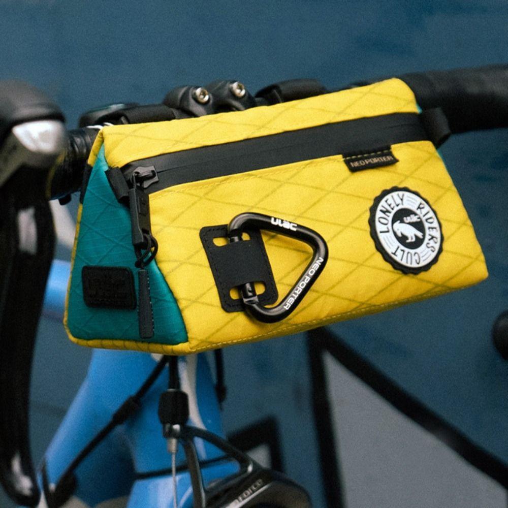 

Large Capacity Bike Front Frame Bag Storage Bike Triangle Head Bag Mountain Road Bike чорний