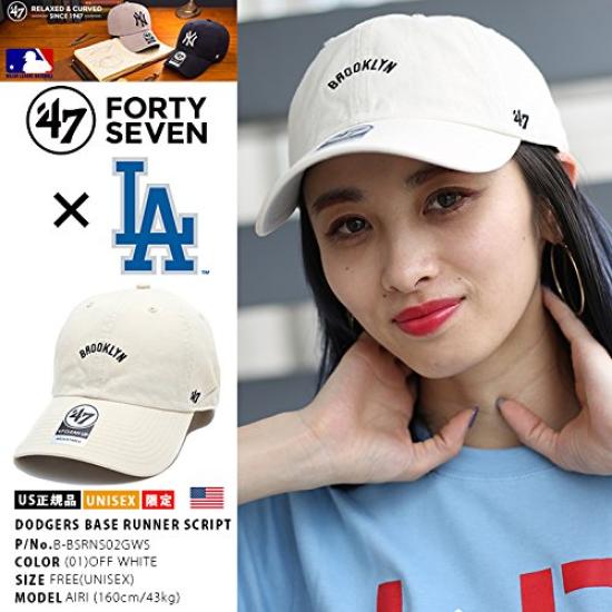 Forty Seven 47brand Dodgers Cap, Off-White, B-BSRNS02GWS
