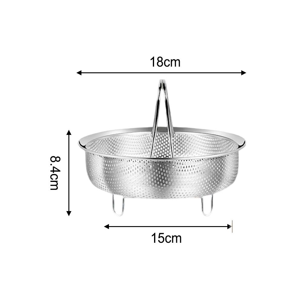 304 Edelstahl für Dämpfeinsatz für Kochtöpfe und Schnellkochtöpfe Spülmaschinenfest Küchenzubehör