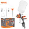 Ruifeng RS8803 1.3mm Automotive Topcoat Spray Gun, High Atomization for Sheet Metal