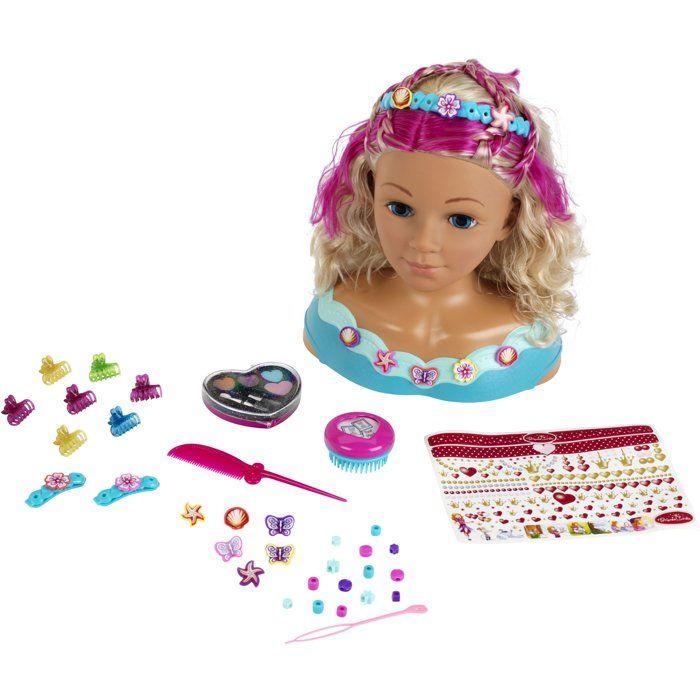 Tete a coiffer et a maquiller - KLEIN - 5398 - Mariella - Palette de vrai maquillage, accessoires - Des 3 ans