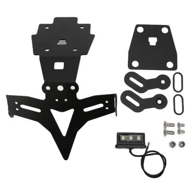 Motorcycle License Plate Bracket with 3LED Light Replacement for SUZUKI GSXS750 20172021