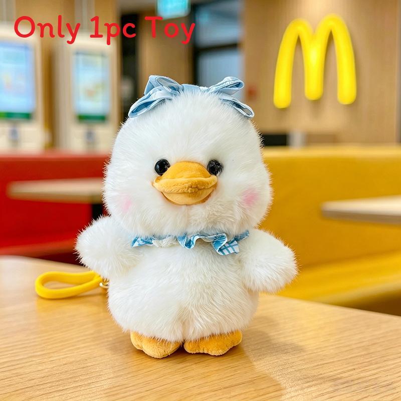 Duck Stuffed Animal With Summer Hat For Birthday Gift And Collection