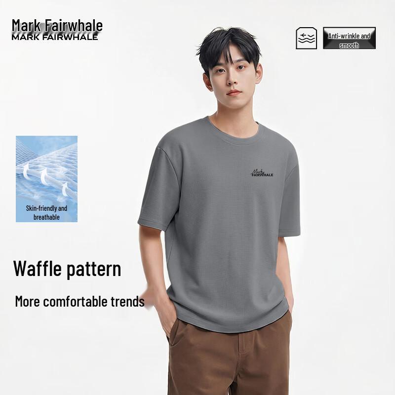 Mark Fairwhale Men's Letter Print Short Sleeve T-Shirt
