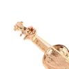 1ks Elegantní červené housle Pins Brože Lady Instruments Brož Šperky