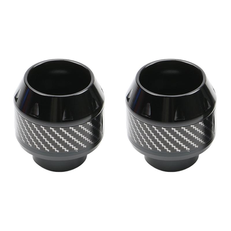 2Pcs Aluminum Alloy Motorcycle Crash Protector Scooter Wheel Front Fork Frame Falling Protection Pads Sliders Moto Exterior