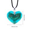 Heart Necklace Leather Rope Necklace Punk Collar For Girl Streetwear Chocker