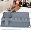 Stove Spoon Rack Large Spoon Seat Silicone Spoon Holder; Rest the Equipment; Take a Break with the Kitchen Spoon. Kitchen Spoon
