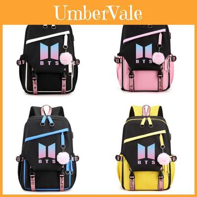 Sac à dos BTS Durable et Portable avec Chargement USB et Tissu Imperméable