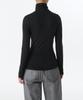 MUSINSA STANDARD WOMAN Women'S Wool Tencel Slim Turtleneck Long Sleeve T-Shirt [Black]