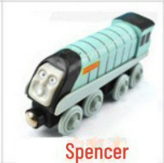 Children's Wooden Toy Train Head Cake Decoration - YB02