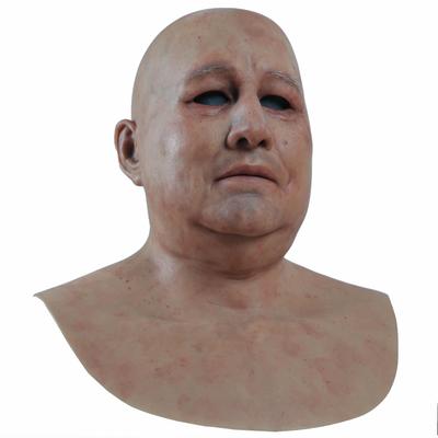 Vecchio grasso realistico Maschera in silicone di alta qualità / Maschera in silicone dalla pelle morbida Maschera in silicone Maschera in silicone realistica KingFaceFX