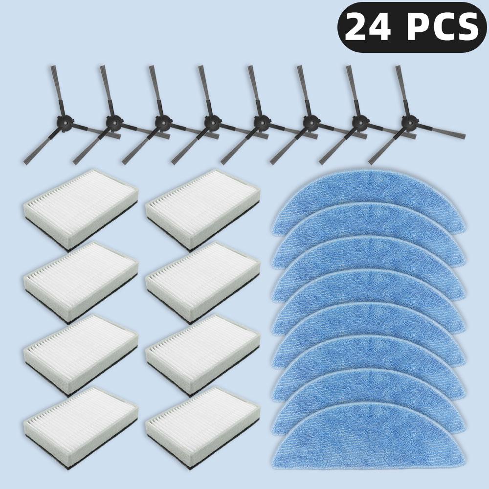 Compatible For ( ECOVACS YEEDI Y1 PLUS / Y1 PRO PLUS ) Spare Parts Side Brush Hepa Filter Mop Cloth Dust Bag Accessories