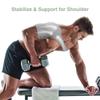Adjustable Shoulder Support Brace for AC Joint Pain Relief Rotator Cuff Compression Sleeve with Strap