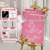 High-End Acrylic Welcome Sign for Wedding Reception, Hotel Entrance, or Event Decoration