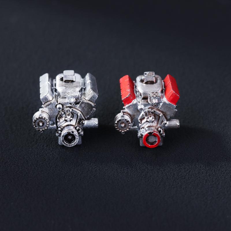 1:64 Engine Model Simulation Micro Garage Scene Ornament for Car Model Display Collector Sand Table Decoration Accessory