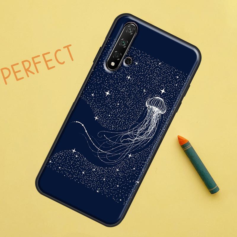 Magic Jellyfish For Huawei Nova 12s 11i 7i 8i 12i Y73 Y70 Y90 Y60 Y72 Y61 Y91 9 10 SE P40 Lite P30 Pro Case