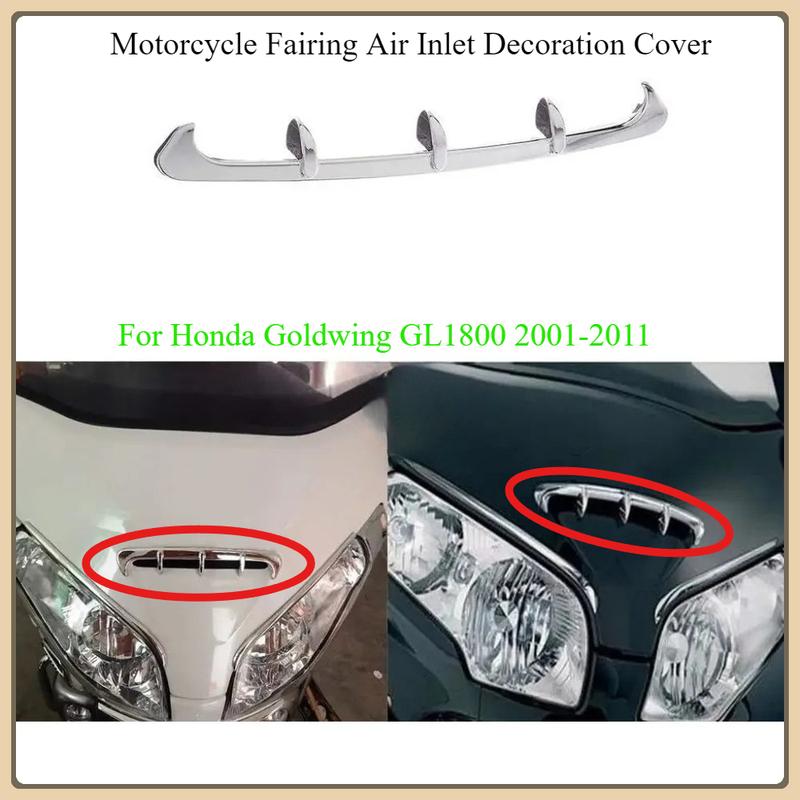 Motobike Fairing Air Inlet Decoration Cover For Honda Goldwing GL 1800 GL1800 2001 2002 2003 2004 2005 2006 2007 2008 2009-2011