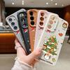 Case For Samsung Galaxy S25 S24 FE S23 Ultra A56 A16 A17 A36 A26 A55 A15 A25 A54 5G S22 Ultra Soft TPU Phone Cover Cartoon Christmas Tree Case Cover