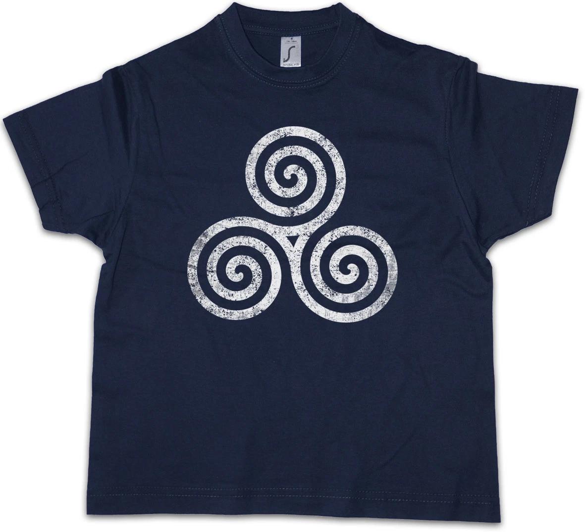 TRISKELION SYMBOL III Kids Boys kids boys T-Shirt Nordic Celtic Germans Knot Vikings Thor 150