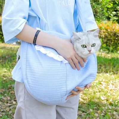 Pet Puppy Carrier Outdoor Travel Cat Small Dog Shoulder Bag Mesh Oxford Single Comfort Sling Handbag Tote Pouch