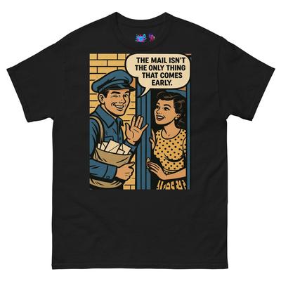 Special Delivery Pop Art Mailman T Shirt