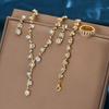 Brand New Sparkling Diamond Women's Jewelry Set: Necklace, Earrings & Bracelet